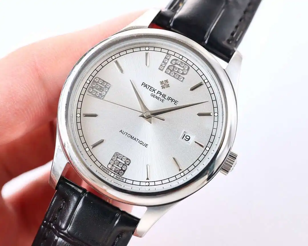 General Watches Patek Philippe Patek@Philippe watch men's watch with original fully automatic mechanical movement top 316 stainless steel case strap mineral super mirror diameter 40mm KK06850 3 view 8