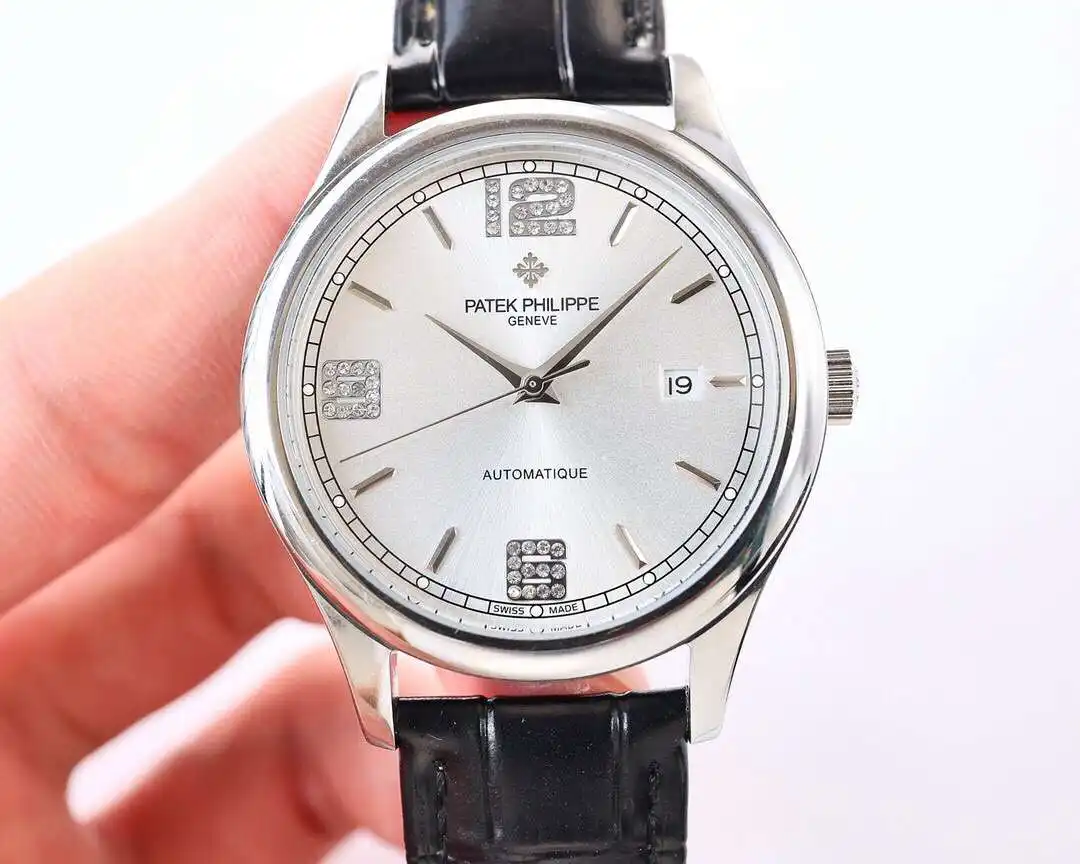 General Watches Patek Philippe Patek@Philippe watch men's watch with original fully automatic mechanical movement top 316 stainless steel case strap mineral super mirror diameter 40mm KK06850 3 view 9