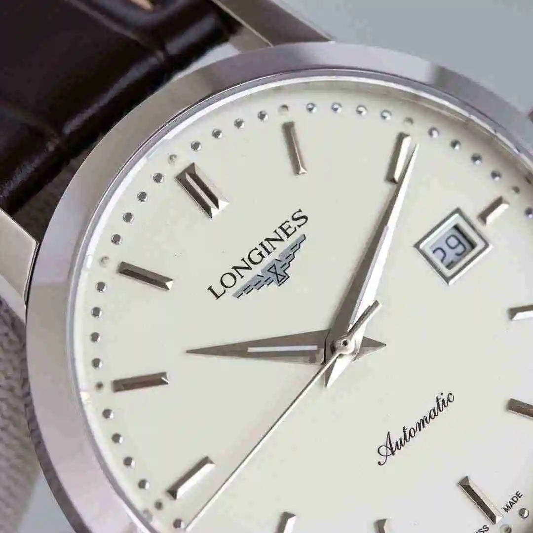 General Watches Longines Watch Men's Watch Paired with Original Fully Automatic Mechanical Movement Top grade 316 Precision Steel Case with Mineral Super Strong Mirror Diameter 40mm kk08250 1 view 3