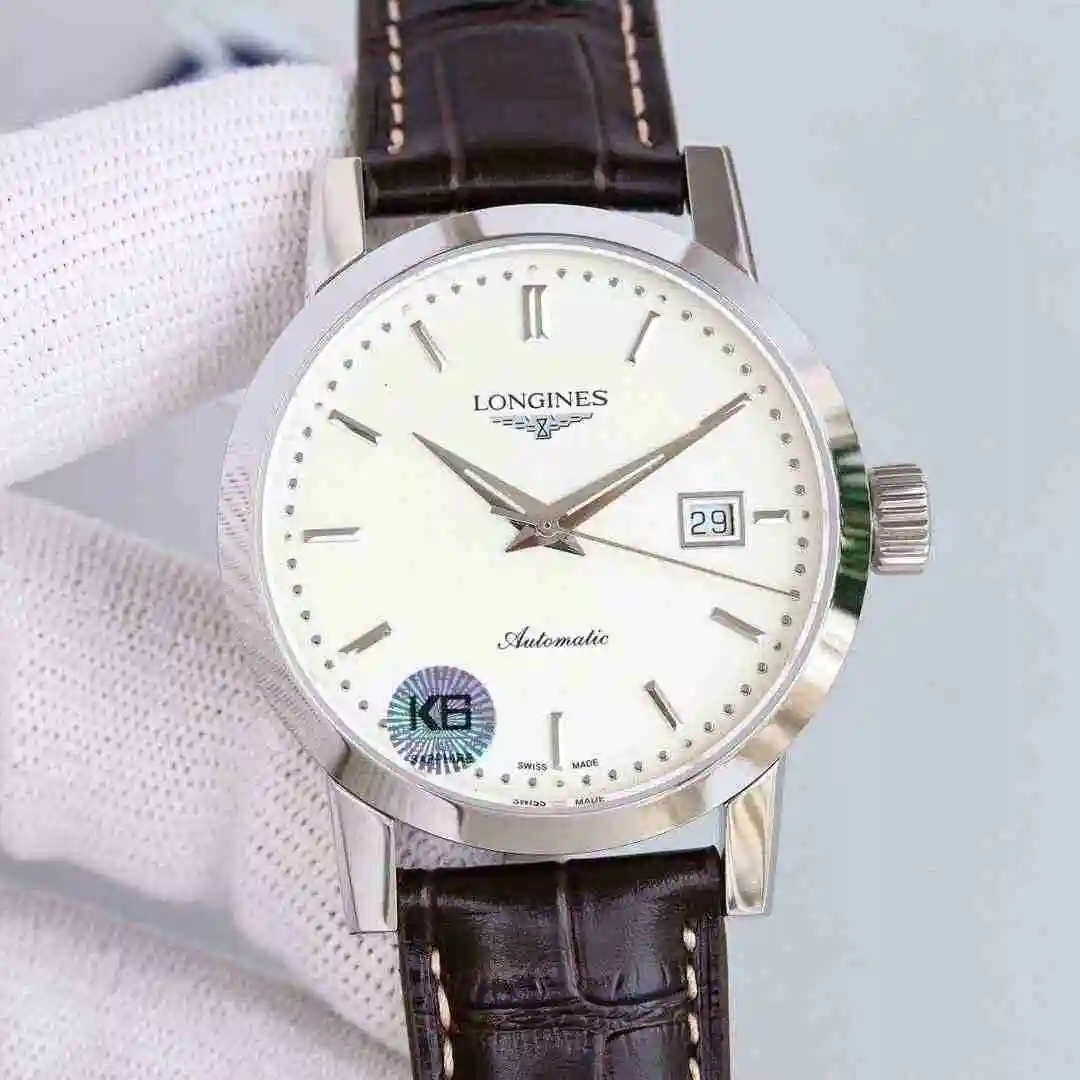 General Watches Longines Watch Men's Watch Paired with Original Fully Automatic Mechanical Movement Top grade 316 Precision Steel Case with Mineral Super Strong Mirror Diameter 40mm kk08250 1 view 6