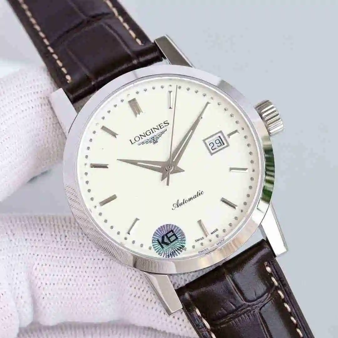 General Watches Longines Watch Men's Watch Paired with Original Fully Automatic Mechanical Movement Top grade 316 Precision Steel Case with Mineral Super Strong Mirror Diameter 40mm kk08250 1 view 7