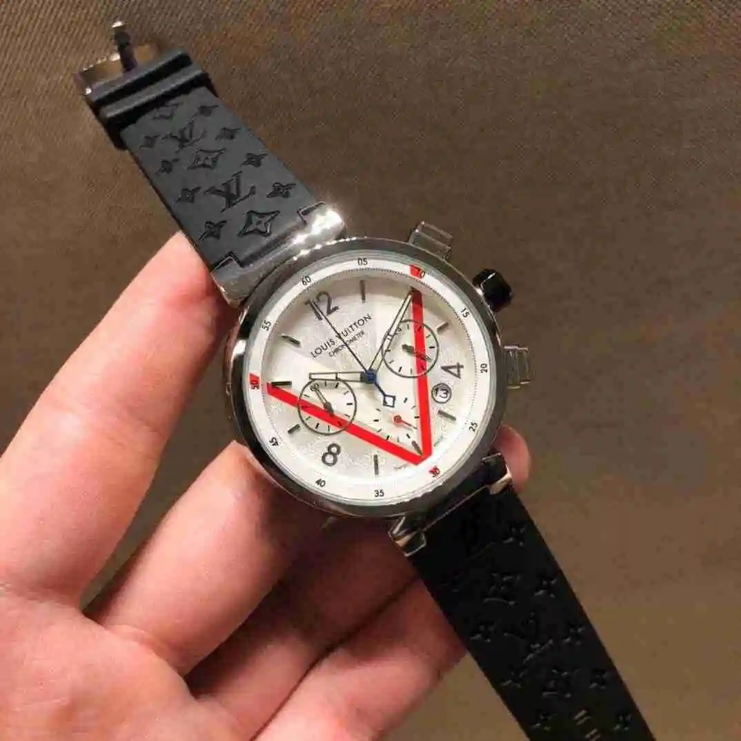 General Watches LV watch for men with original fully automatic mechanical movement, top grade 316 precision steel case with mineral super strong mirror diameter 42mm KK02950 2 view 6