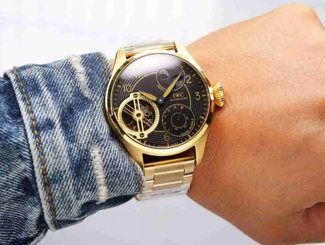 General Watches IWC Wanguo Watch Men's Watch Paired with Original Fully Automatic Mechanical Movement Top Grade 316 Precision Steel Case with Mineral Super Strong Mirror Diameter 46mm KK06500 view 7