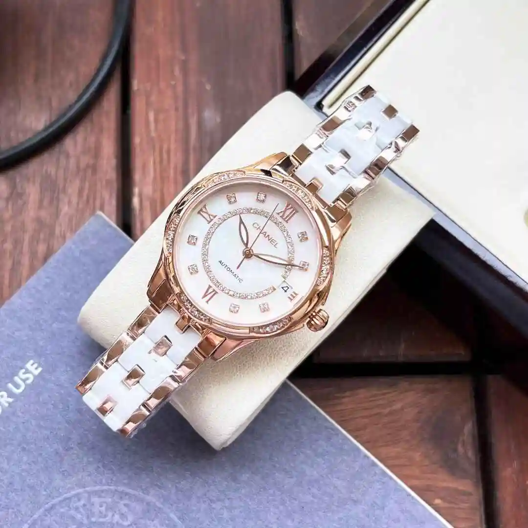 General Watches Chanel Watch Women's Watch Paired with Original Fully Automatic Mechanical Movement Top grade 316 Precision Steel Case with Mineral Super Strong Mirror Diameter 34mm KK view 5