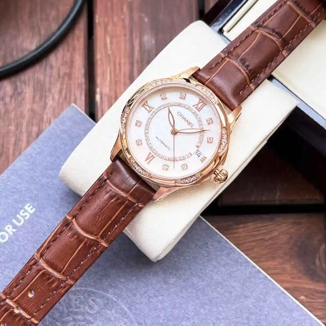 General Watches Chanel Watch Women's Watch Paired with Original Fully Automatic Mechanical Movement Top grade 316 Precision Steel Case with Mineral Super Strong Mirror Diameter 34mm KK view 6