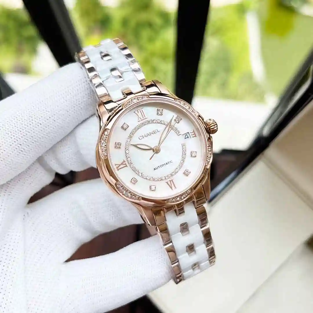 General Watches Chanel Watch Women's Watch Paired with Original Fully Automatic Mechanical Movement Top grade 316 Precision Steel Case with Mineral Super Strong Mirror Diameter 34mm KK view 7