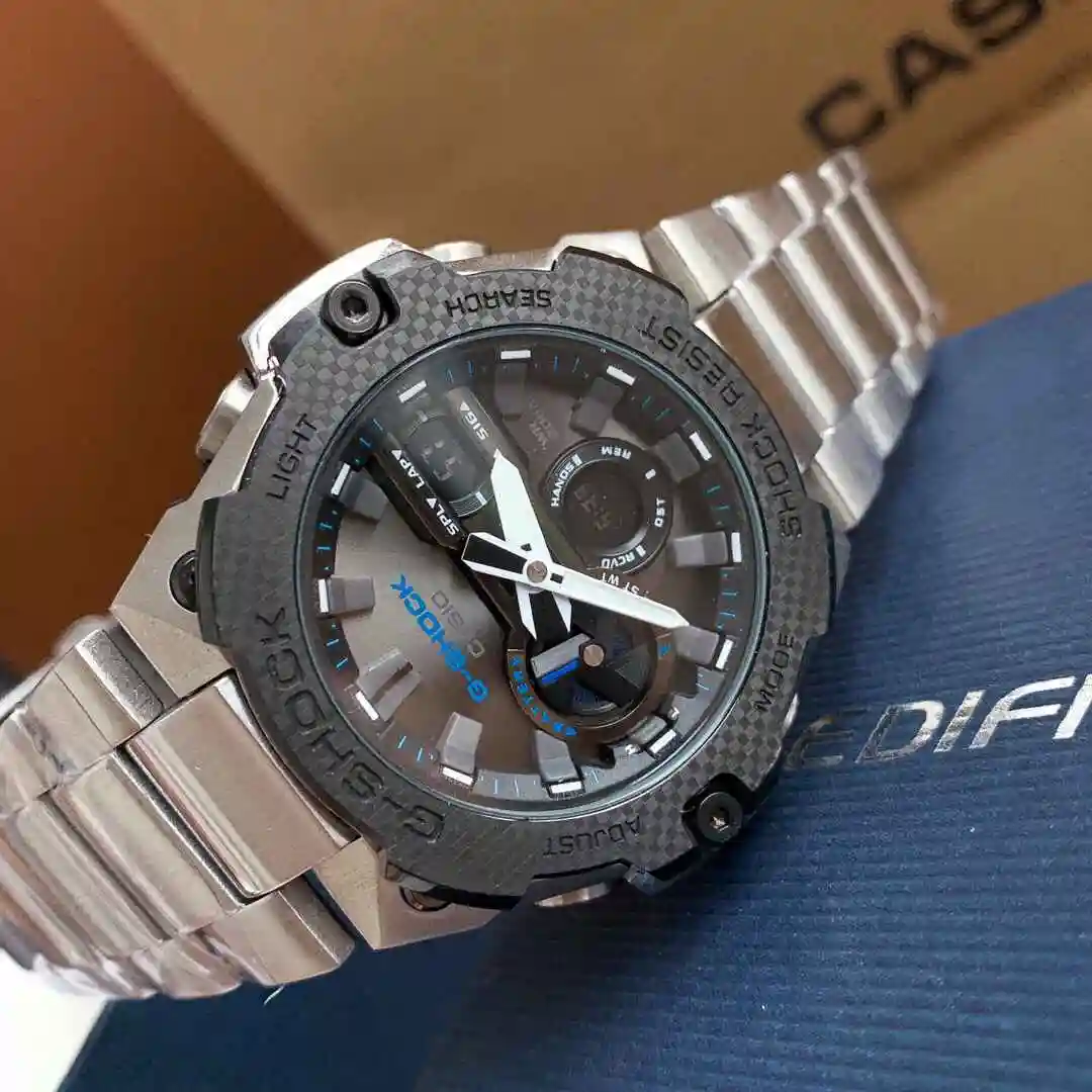 General Watches Casio watch for men with original fully automatic mechanical movement, top grade 316 precision steel case with mineral super strong mirror diameter 46mm KK02350 1 view 5