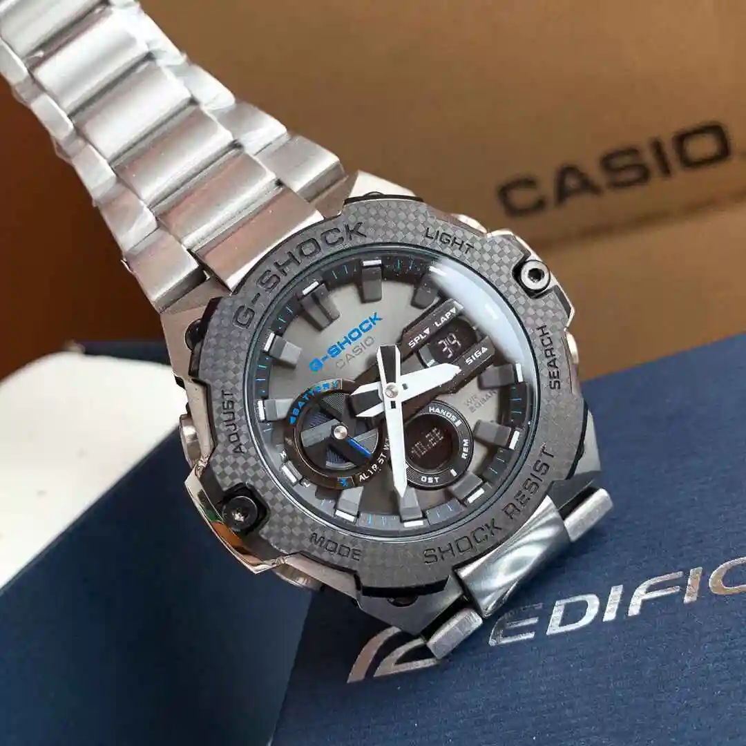General Watches Casio watch for men with original fully automatic mechanical movement, top grade 316 precision steel case with mineral super strong mirror diameter 46mm KK02350 1 view 8