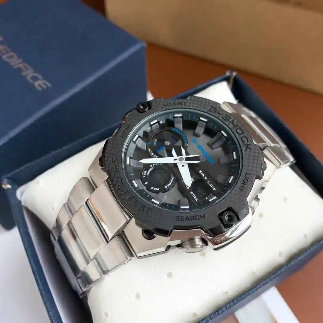 General Watches Casio watch for men with original fully automatic mechanical movement, top grade 316 precision steel case with mineral super strong mirror diameter 46mm KK02350 1 view 9