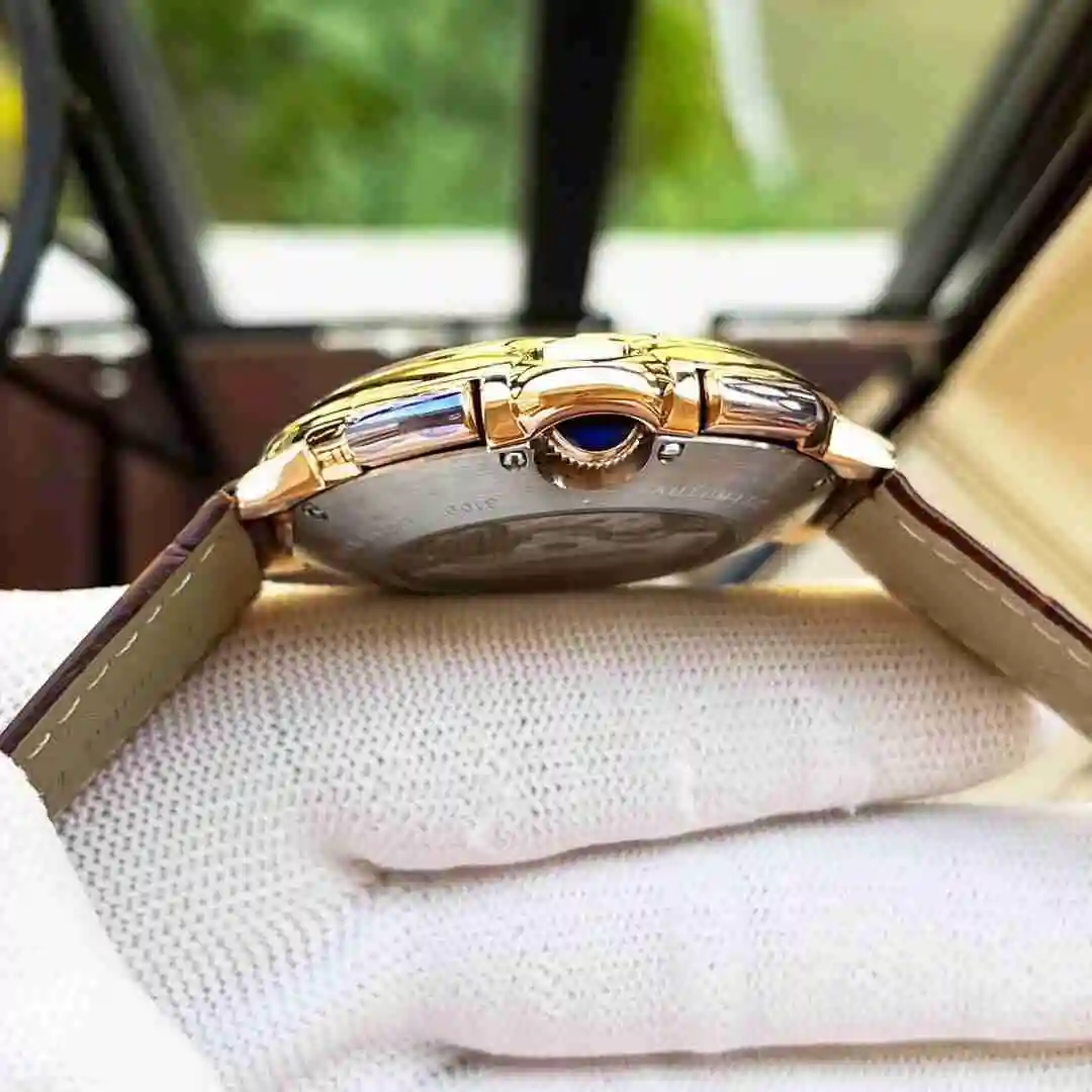 General Watches Cartier Watch Men's Watch Paired with Original Fully Automatic Mechanical Movement Top Grade 316 Precision Steel Case with Mineral Super Strong Mirror Diameter 44mm KK05250 view 4