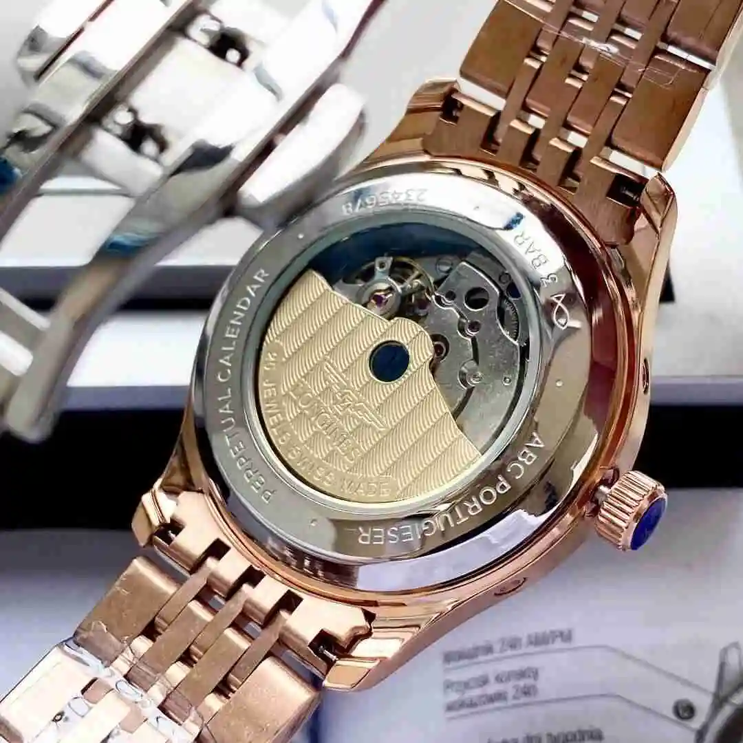 General Watches Longines Watch Men's Watch Paired with Original Fully Automatic Mechanical Movement Top Grade 316 Precision Steel Case with Mineral Super Strong Mirror Diameter 40mm KK05050 view 2