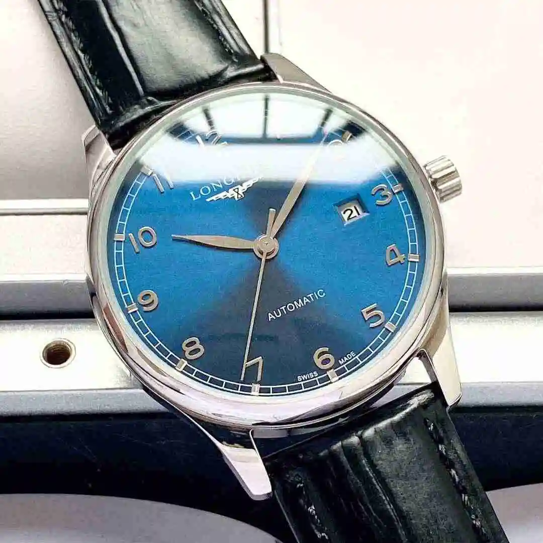 General Watches Longines Watch Men's Watch Paired with Original Fully Automatic Mechanical Movement Top Grade 316 Precision Steel Case with Mineral Super Strong Mirror Diameter 40mm KK04250 5 view 5