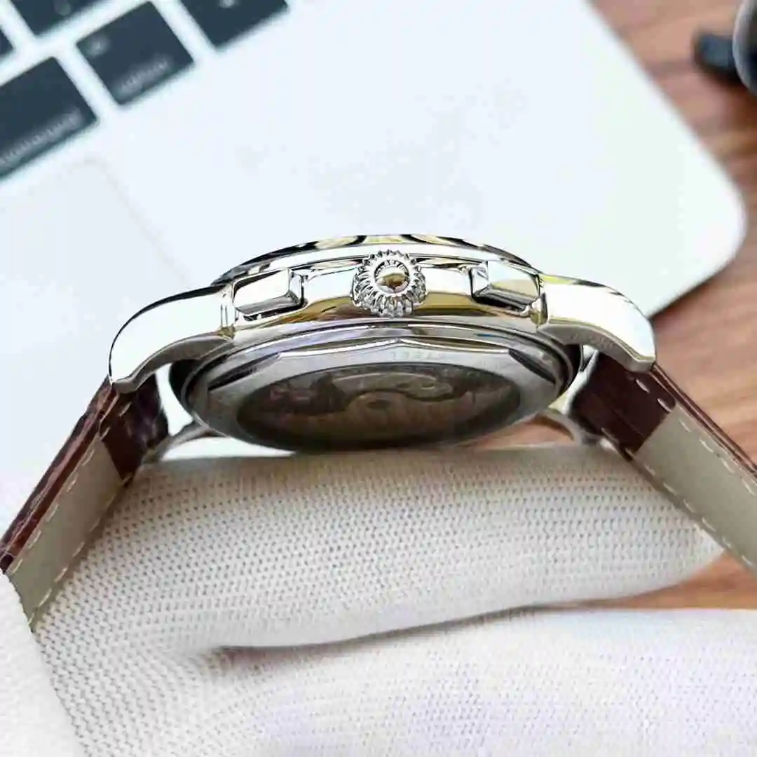 General Watches Patek Philippe Watch Men's Watch Paired with Original Fully Automatic Mechanical Movement Top Grade 316 Precision Steel Case Case with Mineral Super Strong Mirror Diameter 41mm KK05250 view 5