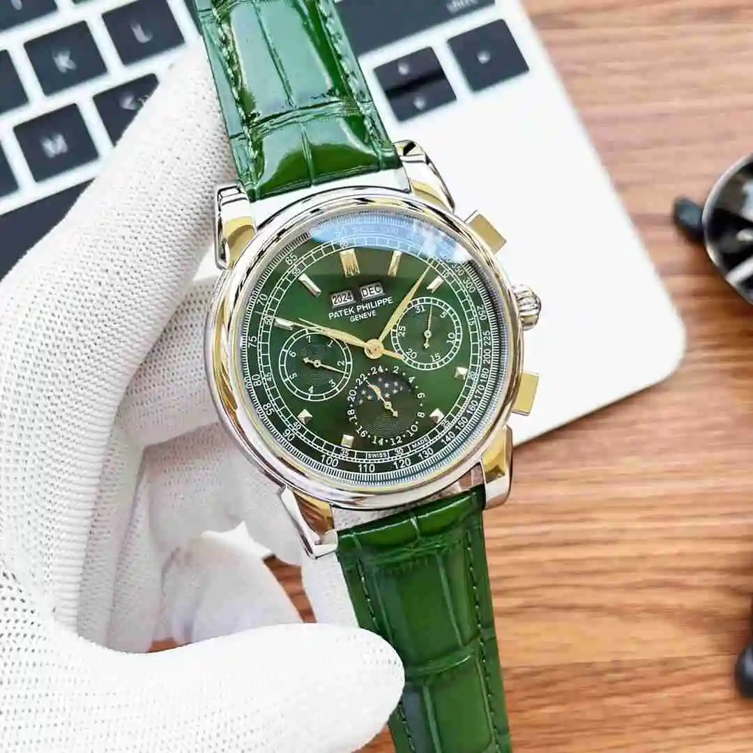 General Watches Patek Philippe Watch Men's Watch Paired with Original Fully Automatic Mechanical Movement Top Grade 316 Precision Steel Case Case with Mineral Super Strong Mirror Diameter 41mm KK05250 view 8