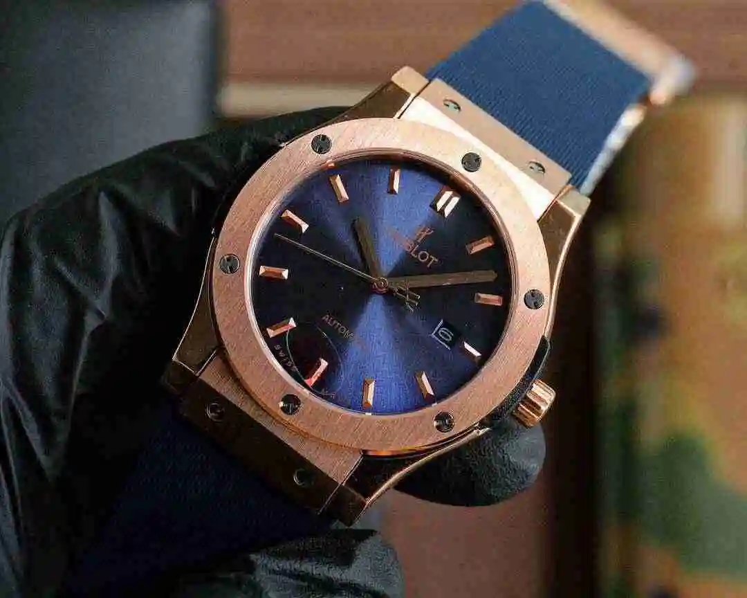 General Watches Hublot Hengbao Watch Men's Watch Paired with Original Fully Automatic Mechanical Movement Top Grade 316 Precision Steel Case with Mineral Super Strong Mirror Diameter 45mm KK03 1 view 8