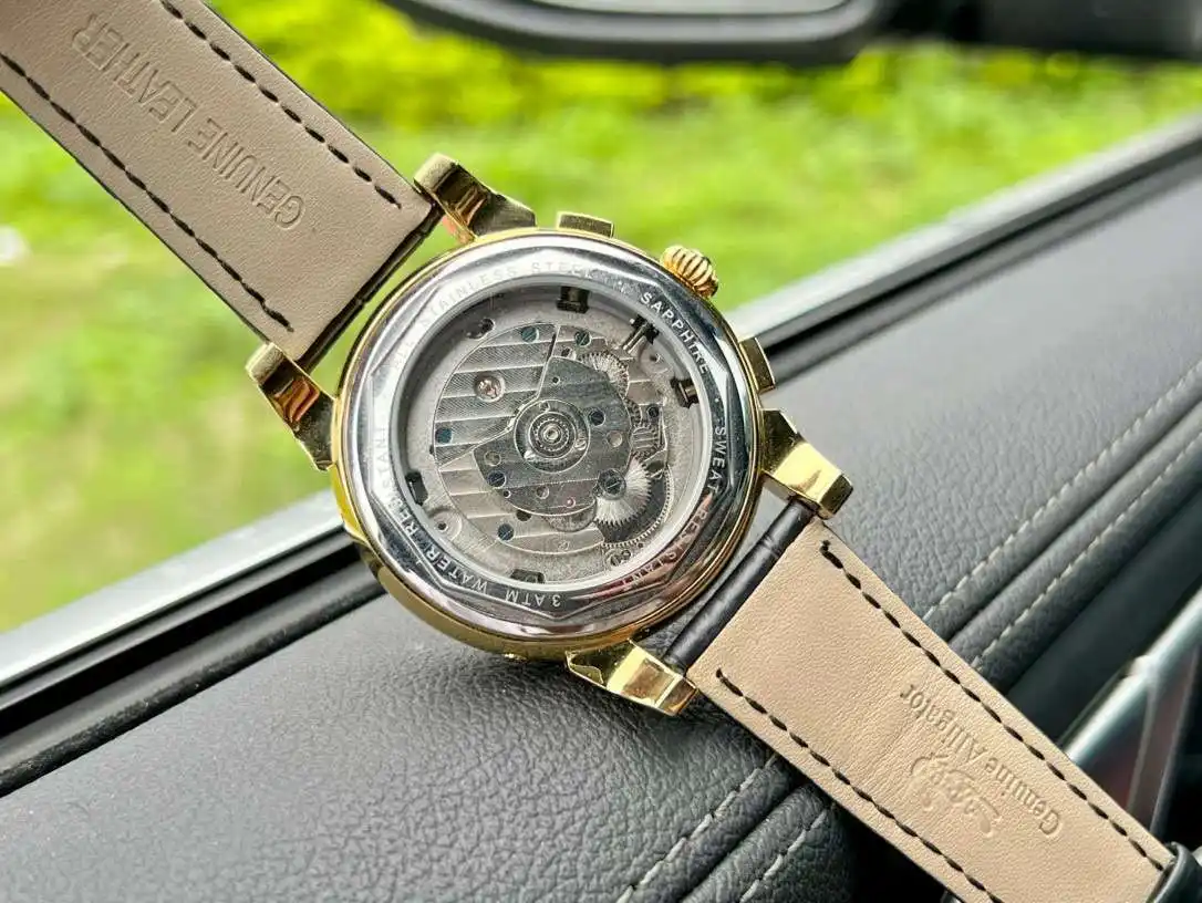 General Watches Watch, men's watch with original fully automatic mechanical movement, top-grade 316 stainless steel case and strap, mineral super mirror, diameter 42cm KK04850 view 3