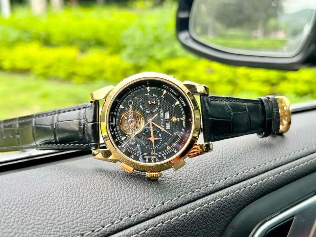General Watches Watch, men's watch with original fully automatic mechanical movement, top-grade 316 stainless steel case and strap, mineral super mirror, diameter 42cm KK04850 view 4