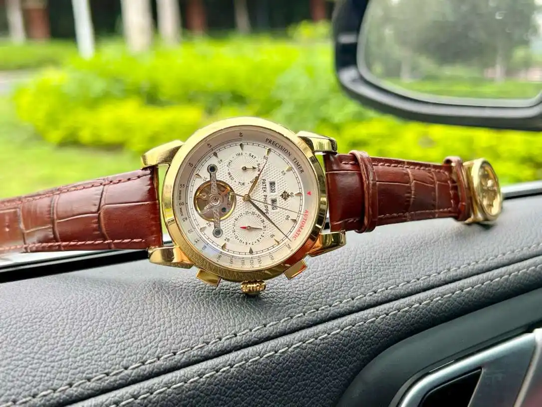 General Watches Watch, men's watch with original fully automatic mechanical movement, top-grade 316 stainless steel case and strap, mineral super mirror, diameter 42cm KK04850 view 5