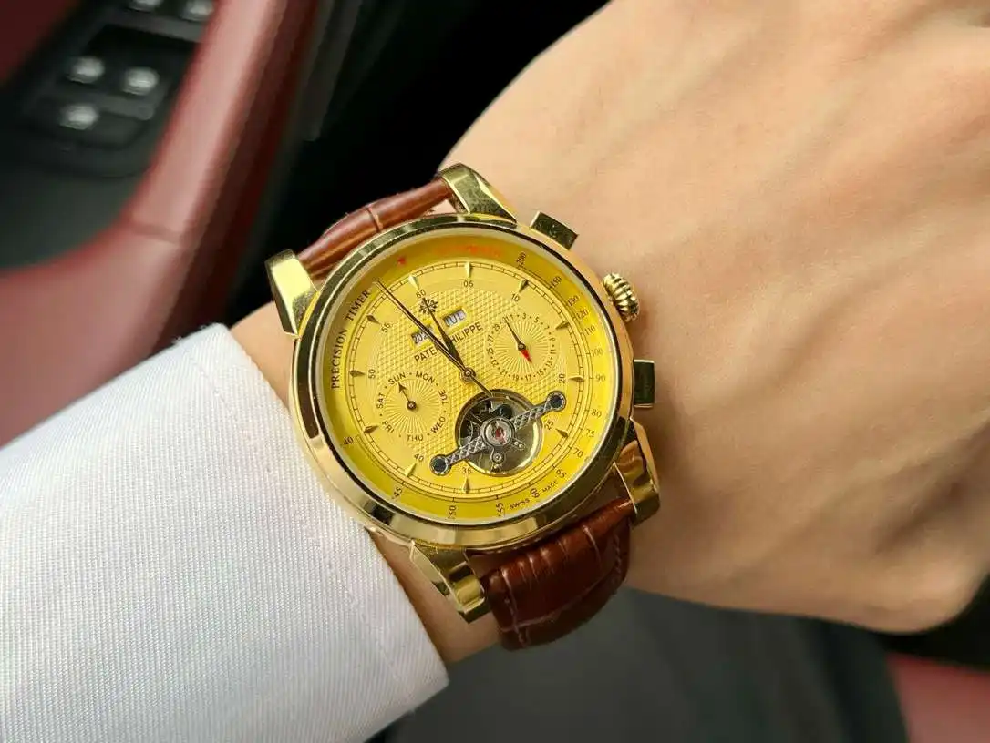 General Watches Watch, men's watch with original fully automatic mechanical movement, top-grade 316 stainless steel case and strap, mineral super mirror, diameter 42cm KK04850 view 6