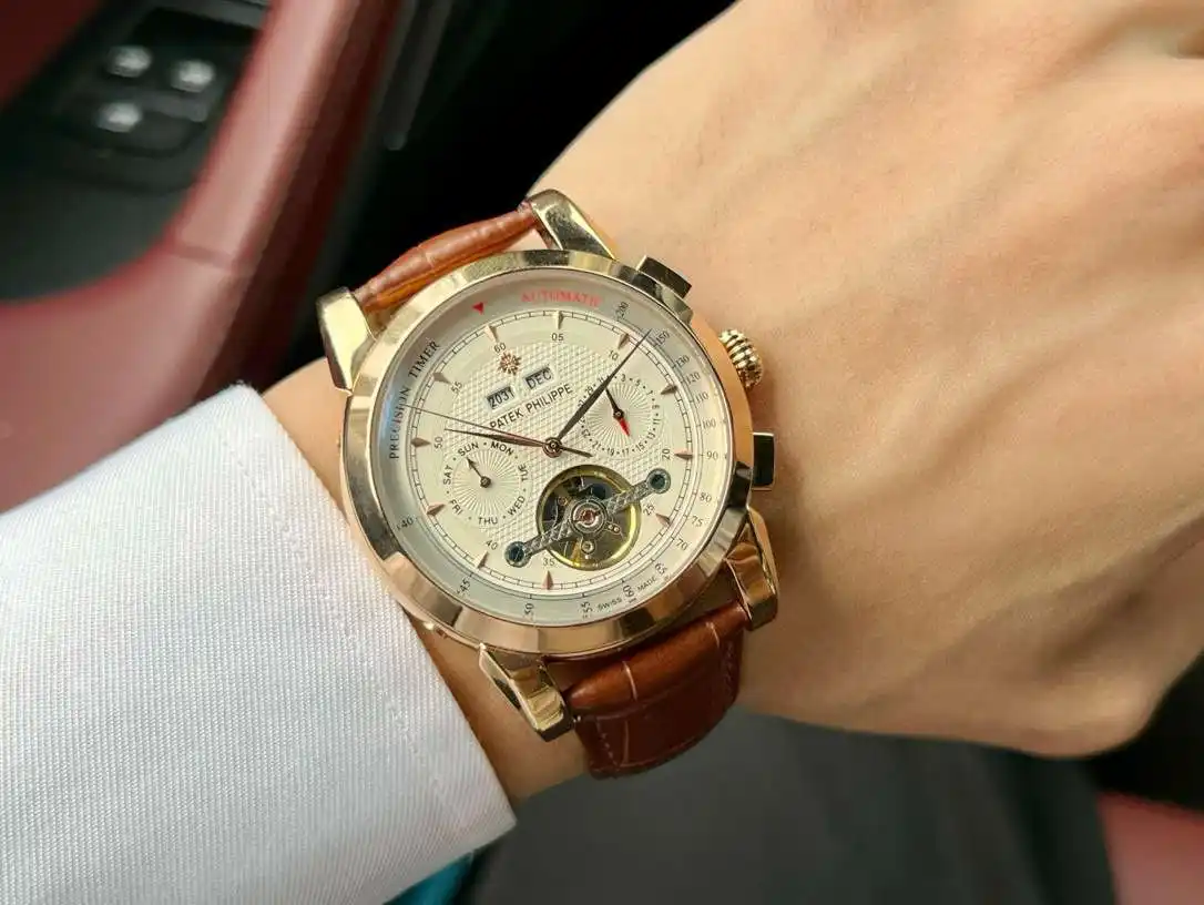 General Watches Watch, men's watch with original fully automatic mechanical movement, top-grade 316 stainless steel case and strap, mineral super mirror, diameter 42cm KK04850 view 7