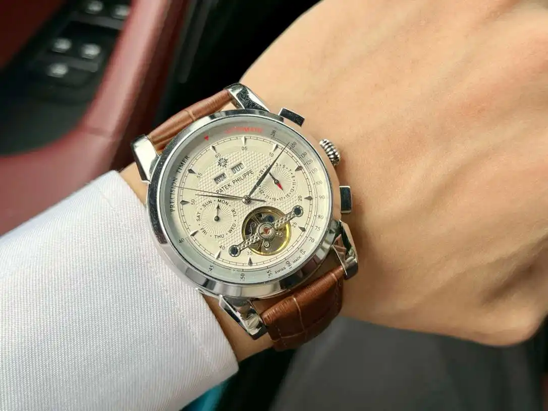 General Watches Watch, men's watch with original fully automatic mechanical movement, top-grade 316 stainless steel case and strap, mineral super mirror, diameter 42cm KK04850 view 9