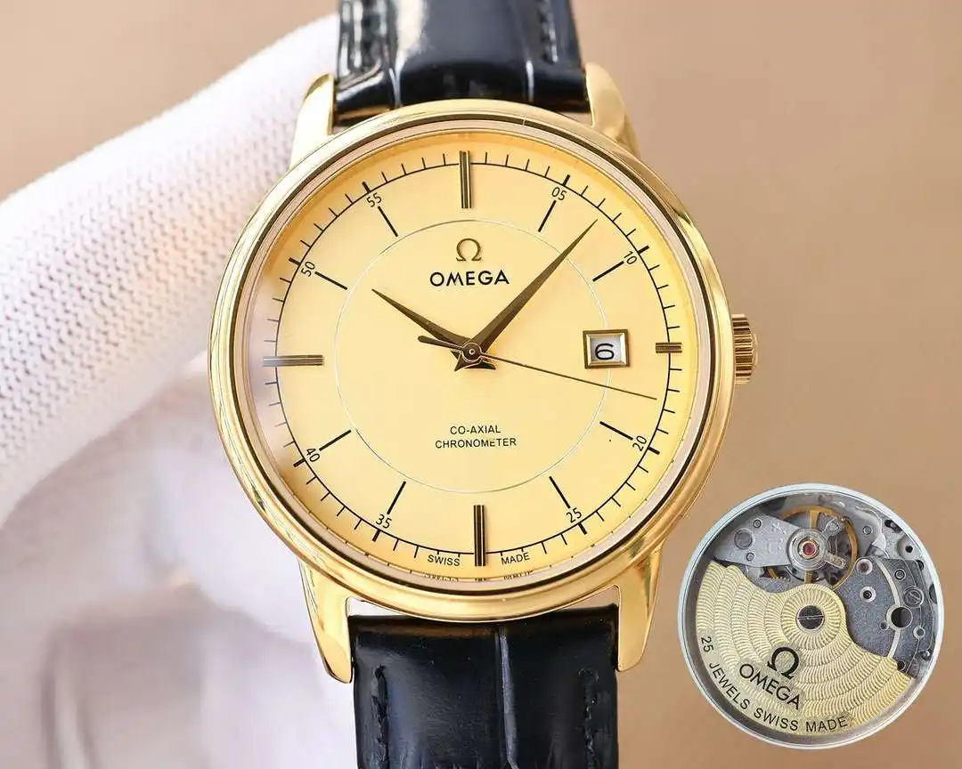 General Watches Watch OMEGA men's watch with original fully automatic mechanical movement, top 316 stainless steel case and strap, mineral super mirror, diameter 40mm KK04550 view 6