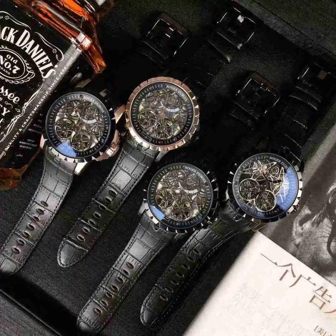 General Watches Roger Duby White 520 Rose Black 540 Watch view 2