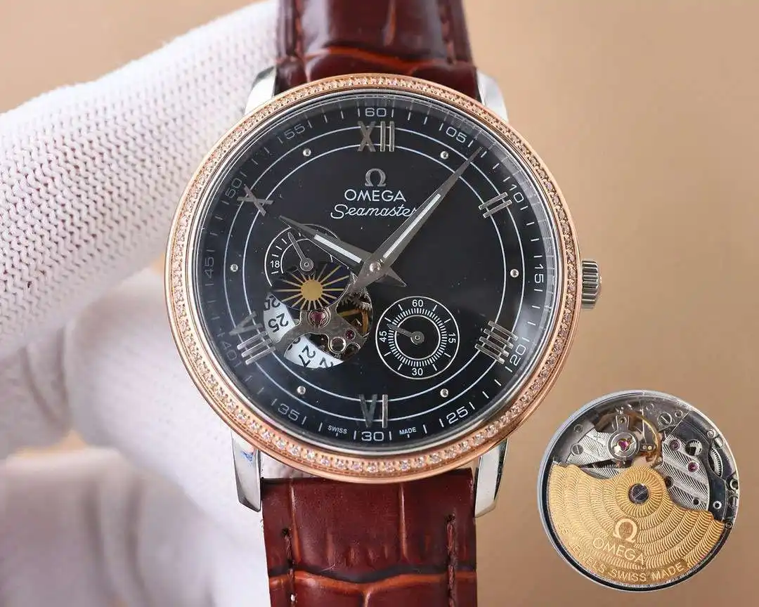 General Watches Watch, men's watch with original fully automatic mechanical movement, top-grade 316 stainless steel case and strap, mineral super mirror, diameter 39cm KK06050 view 5