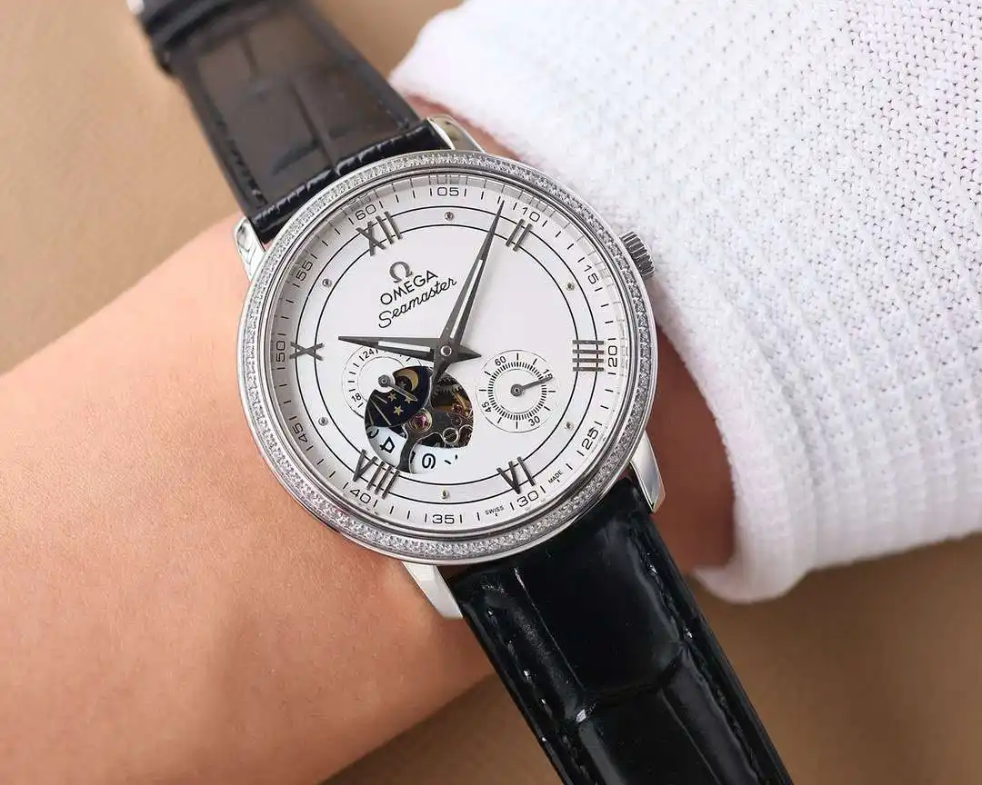 General Watches Watch, men's watch with original fully automatic mechanical movement, top-grade 316 stainless steel case and strap, mineral super mirror, diameter 39cm KK06050 view 9