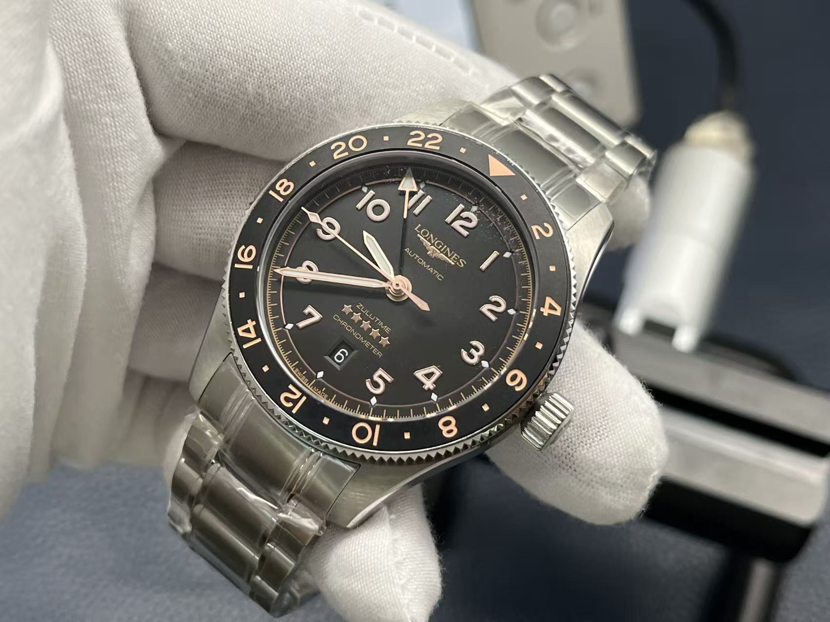 Longines Stainless Steel Automatic Watch view 3