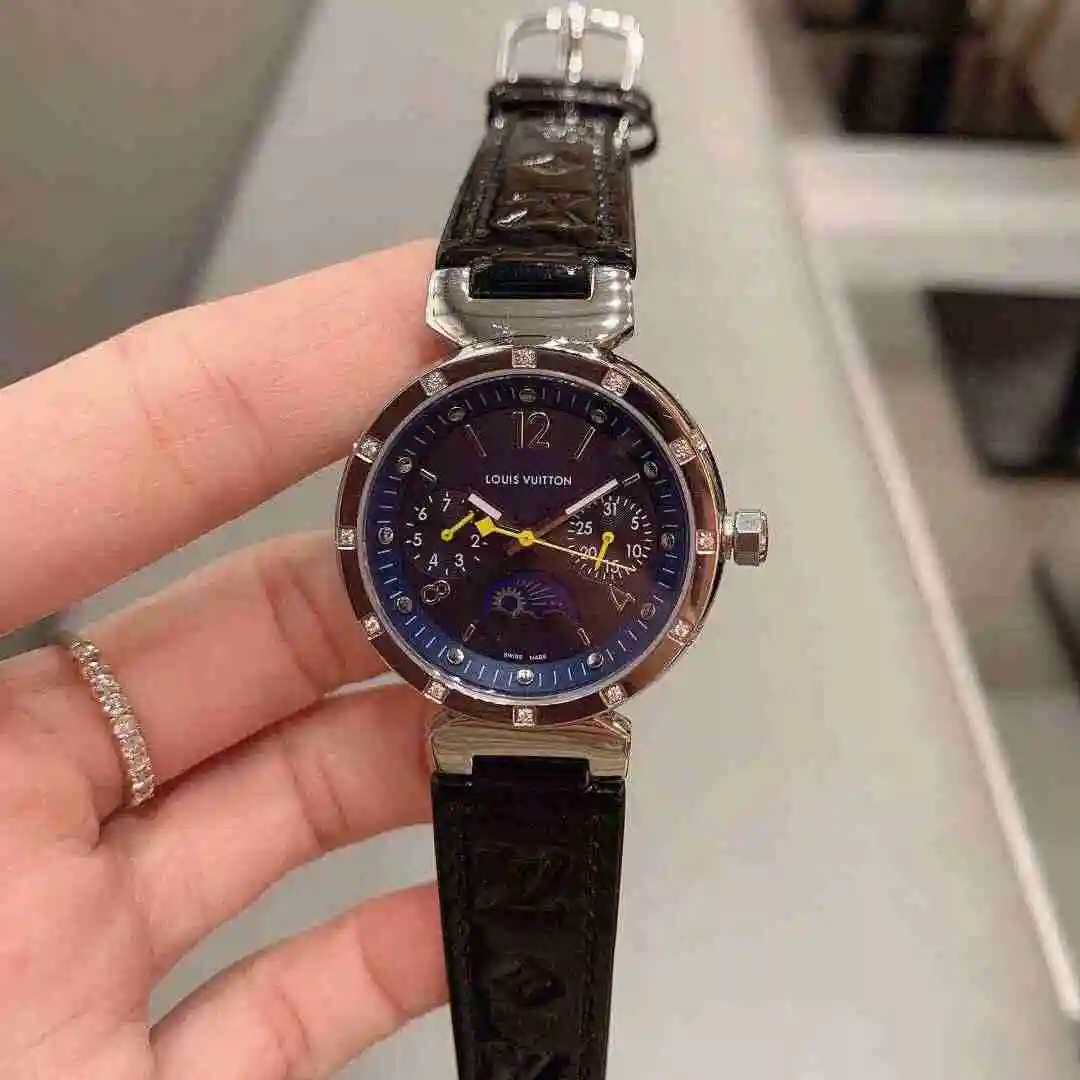 General Watches LV watch for women with original fully automatic mechanical movement, top grade 316 precision steel case with mineral super strong mirror diameter 33mm KK02550 1 view 5