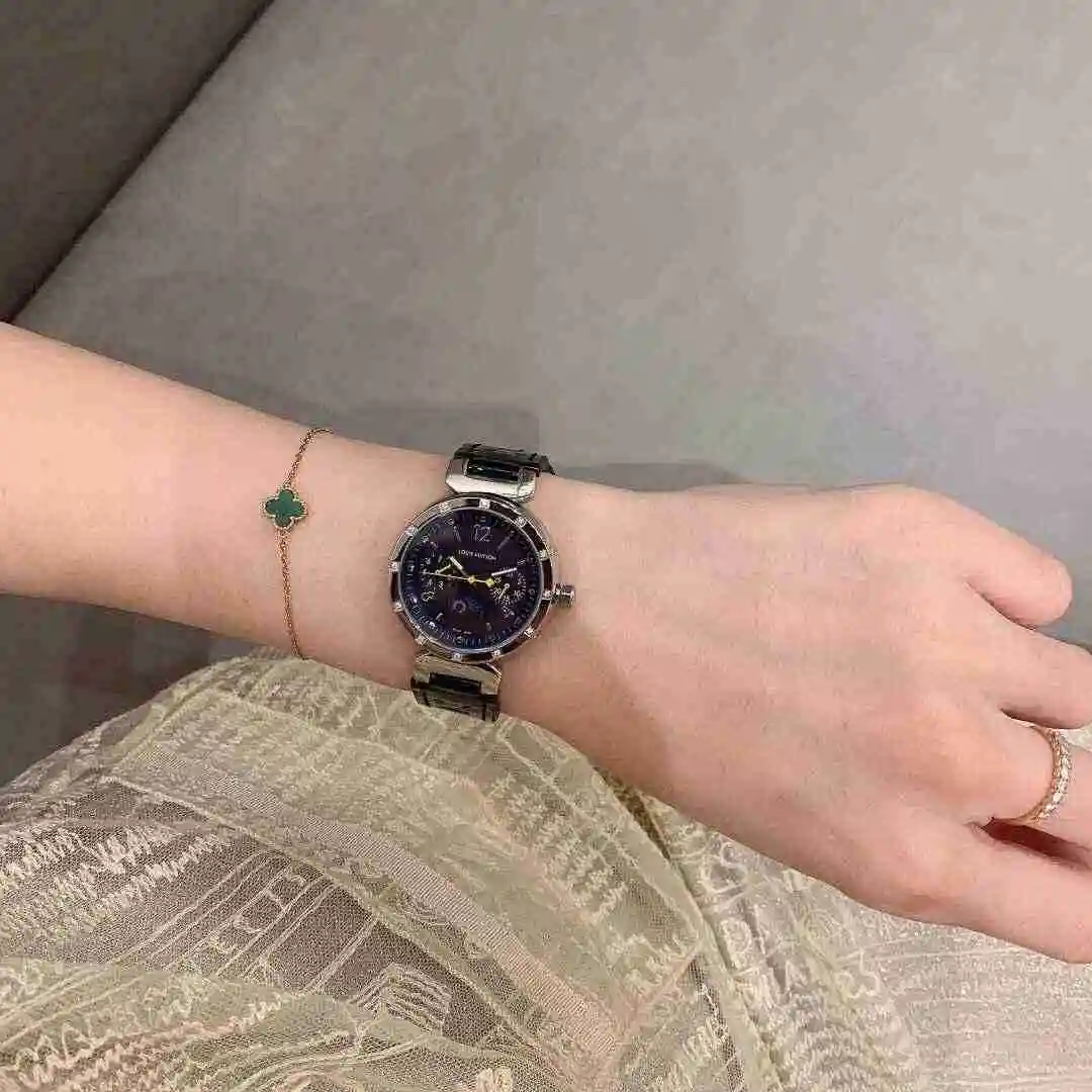 General Watches LV watch for women with original fully automatic mechanical movement, top grade 316 precision steel case with mineral super strong mirror diameter 33mm KK02550 1 view 6