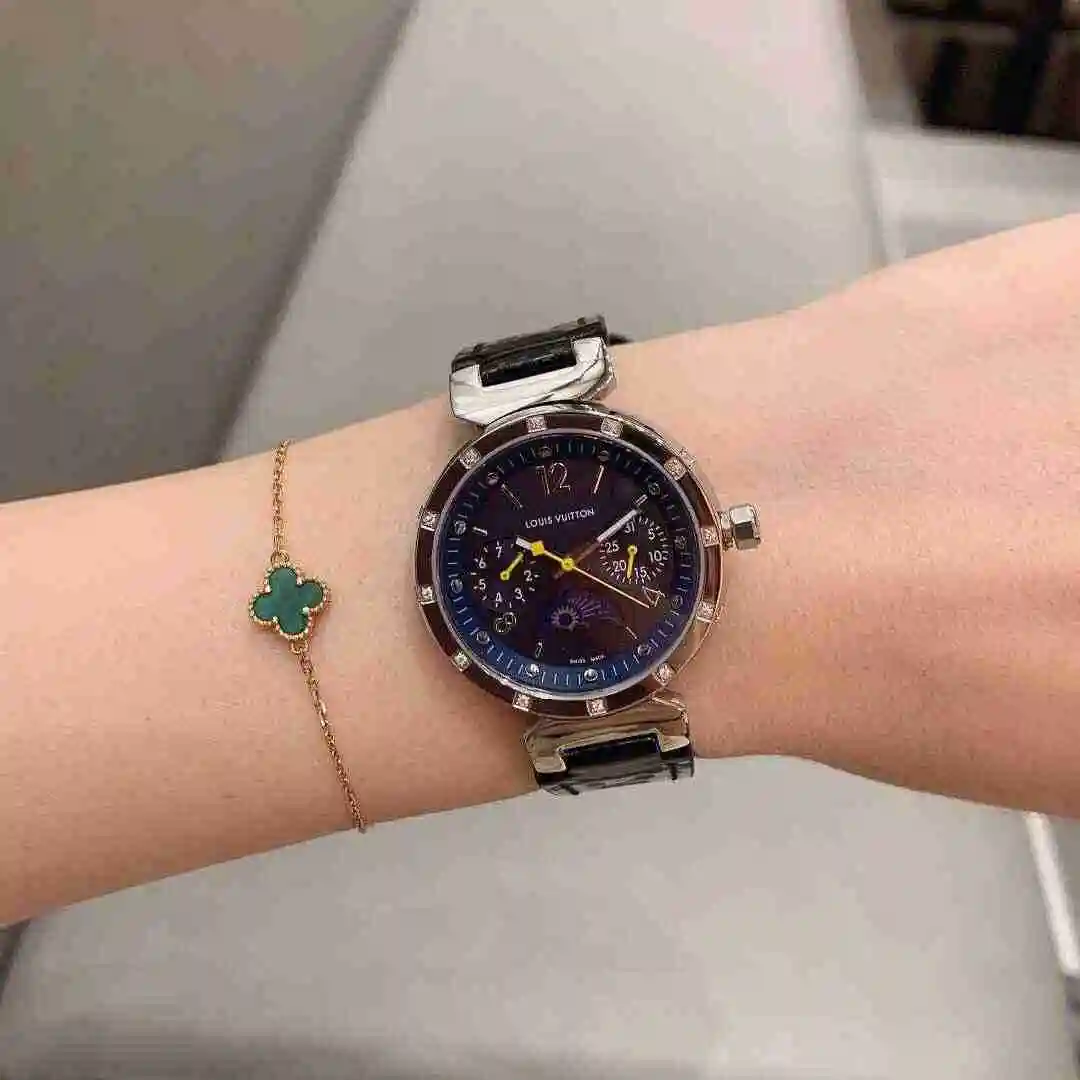 General Watches LV watch for women with original fully automatic mechanical movement, top grade 316 precision steel case with mineral super strong mirror diameter 33mm KK02550 1 view 7
