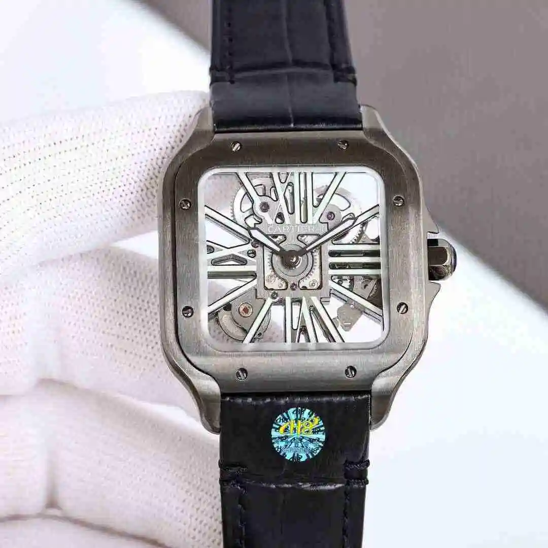 General Watches Cartier Watch Men's Watch Paired with Original Fully Automatic Mechanical Movement Top Grade 316 Precision Steel Case with Mineral Super Strong Mirror Diameter 40mm KK view 7