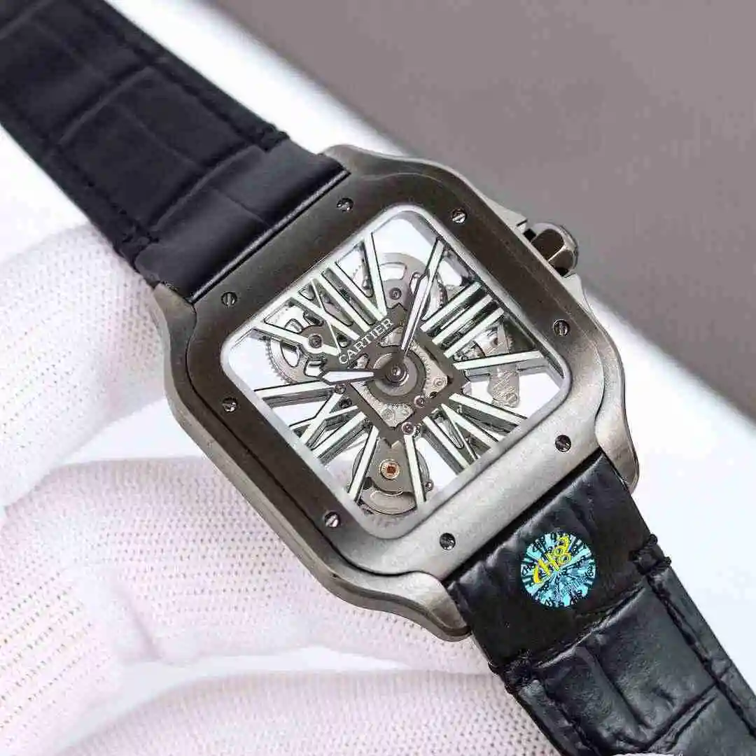 General Watches Cartier Watch Men's Watch Paired with Original Fully Automatic Mechanical Movement Top Grade 316 Precision Steel Case with Mineral Super Strong Mirror Diameter 40mm KK view 8