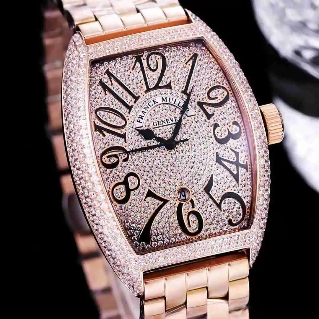 General Watches Franck Muller Frank Watch Men's Watch Paired with Original Fully Automatic Mechanical Movement Top Grade 316 Precision Steel Case with Mineral Super Strong Mirror Diameter 40mm KK04250 3 view 5