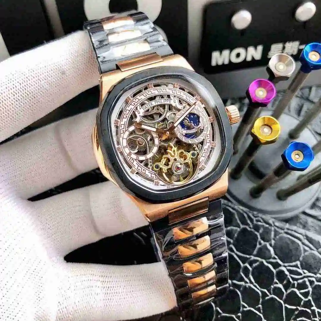 General Watches Patek Philippe Watch Men's Watch Paired with Original Fully Automatic Mechanical Movement Top Grade 316 Precision Steel Case Case with Mineral Super Strong Mirror Diameter 42mm KK05650 2 view 8