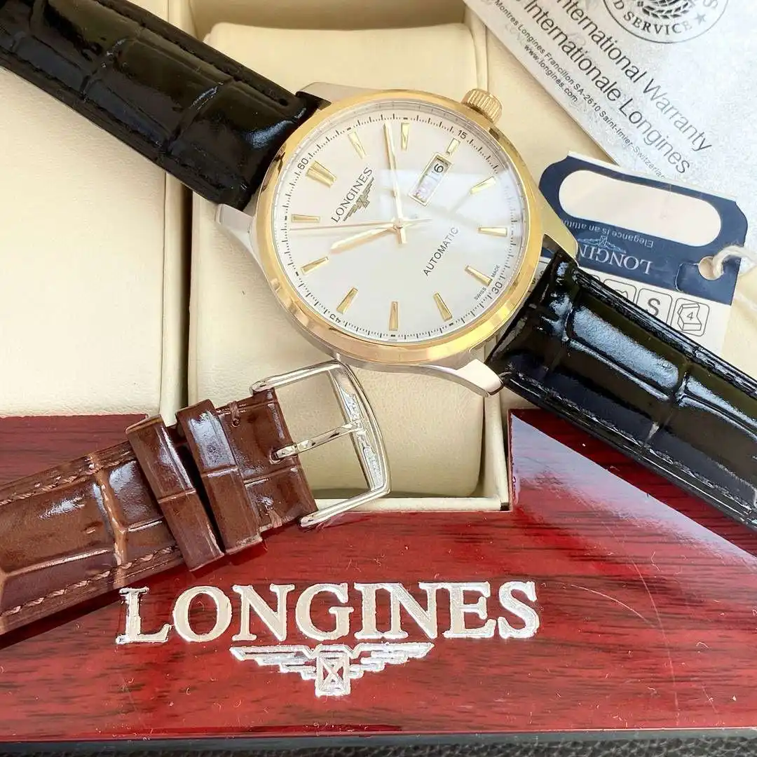General Watches Watch Men's watch with original fully automatic mechanical movement, top-grade 316 stainless steel case and strap, mineral super mirror, diameter 42mm KK ) view 2