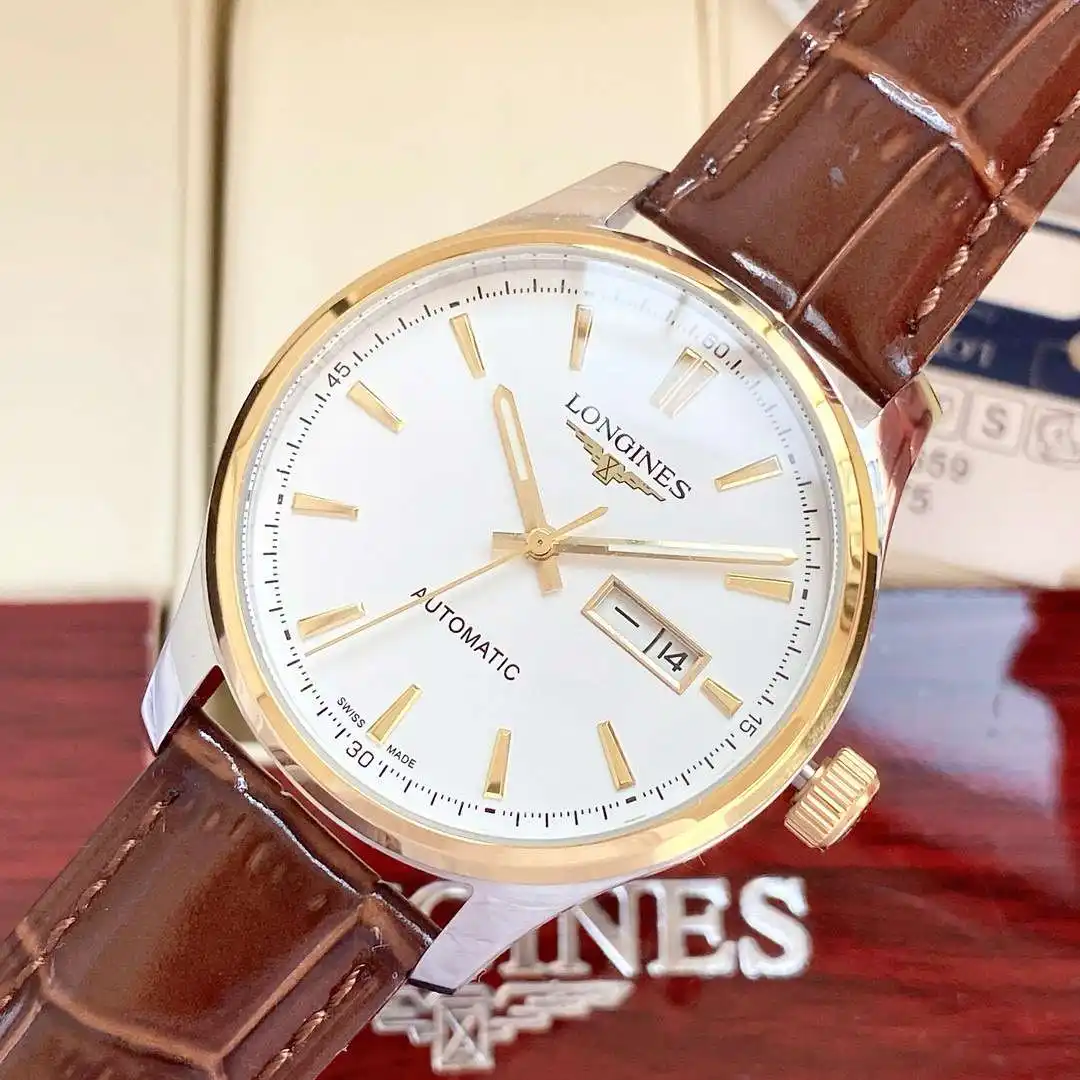 General Watches Watch Men's watch with original fully automatic mechanical movement, top-grade 316 stainless steel case and strap, mineral super mirror, diameter 42mm KK ) view 5