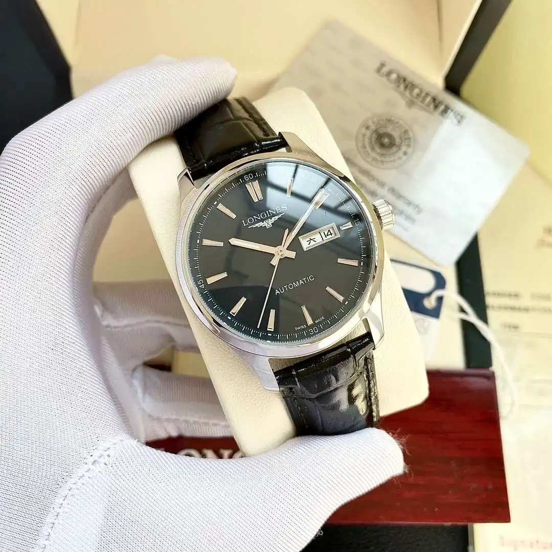 General Watches Watch Men's watch with original fully automatic mechanical movement, top-grade 316 stainless steel case and strap, mineral super mirror, diameter 42mm KK ) view 7