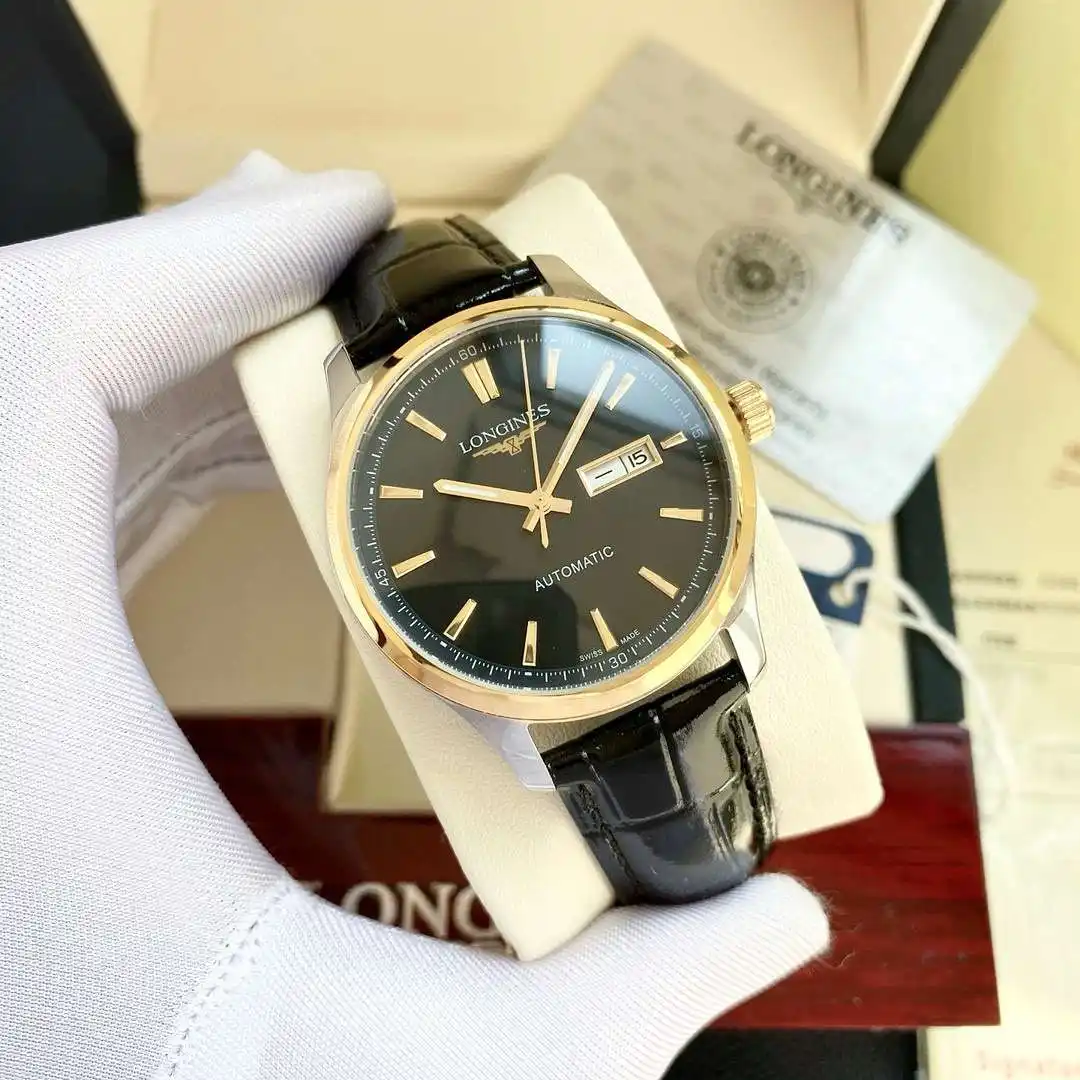 General Watches Watch Men's watch with original fully automatic mechanical movement, top-grade 316 stainless steel case and strap, mineral super mirror, diameter 42mm KK ) view 8