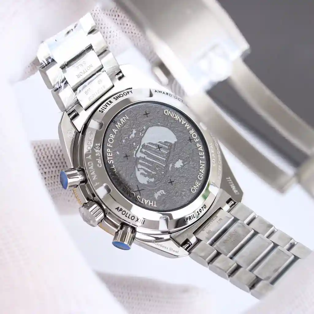 General Watches Omega Ou@mega watch men's watch with original fully automatic mechanical movement top 316 stainless steel case strap mineral super mirror diameter 42mm KK012500 view 3