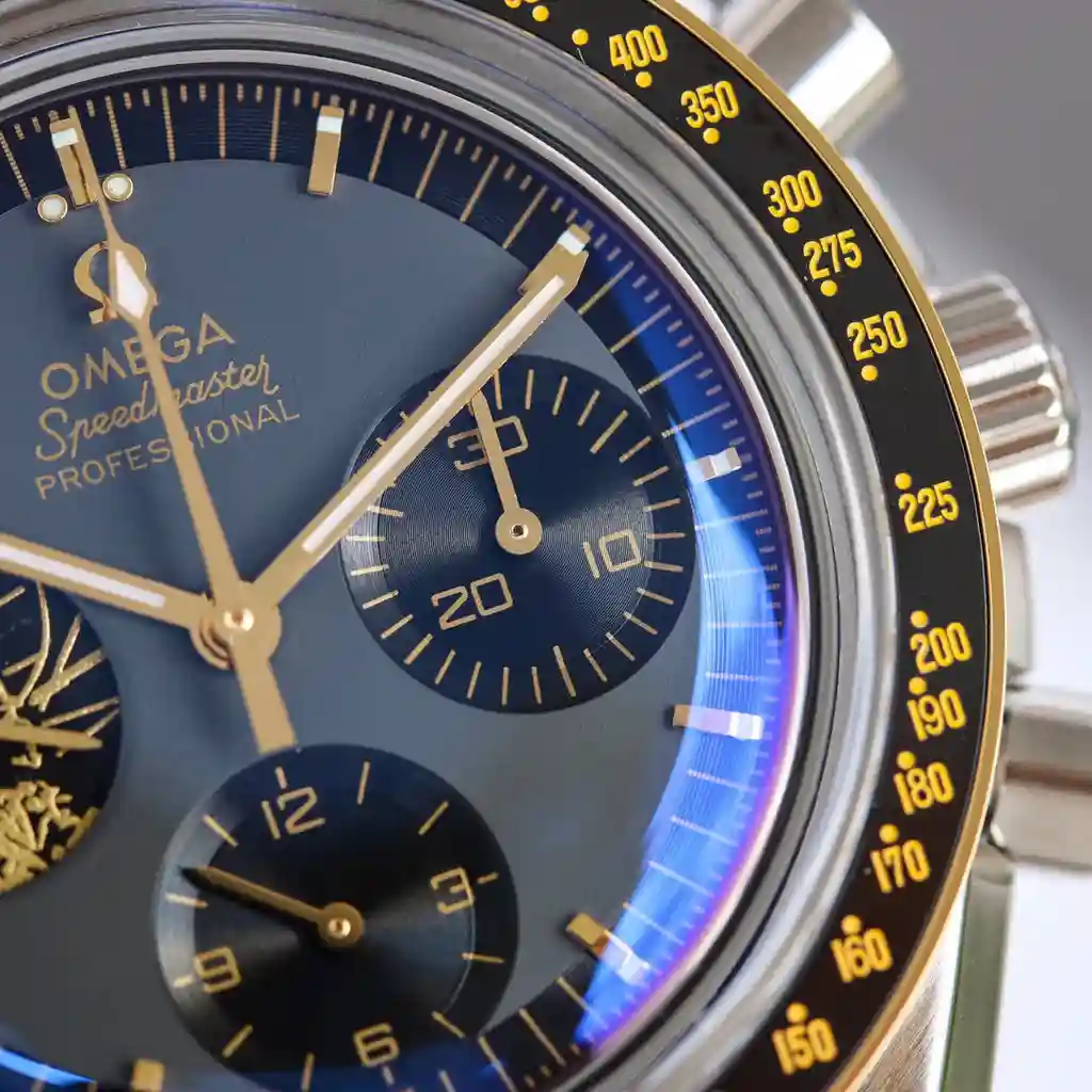 General Watches Omega Ou@mega watch men's watch with original fully automatic mechanical movement top 316 stainless steel case strap mineral super mirror diameter 42mm KK012500 view 7