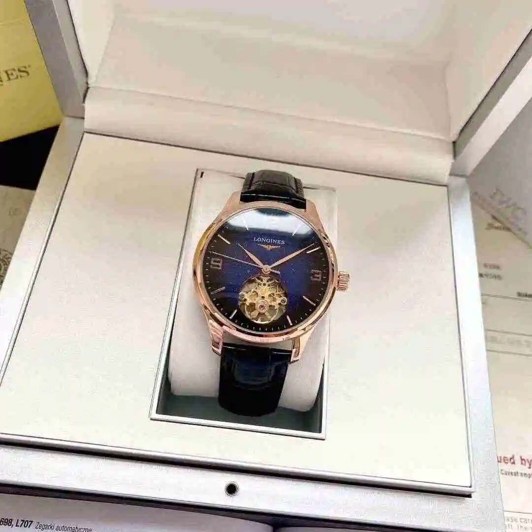 General Watches Longines Watch Men's Watch Paired with Original Fully Automatic Mechanical Movement Top Grade 316 Precision Steel Case with Mineral Super Strong Mirror Diameter 42mm KK05250 1 view 3