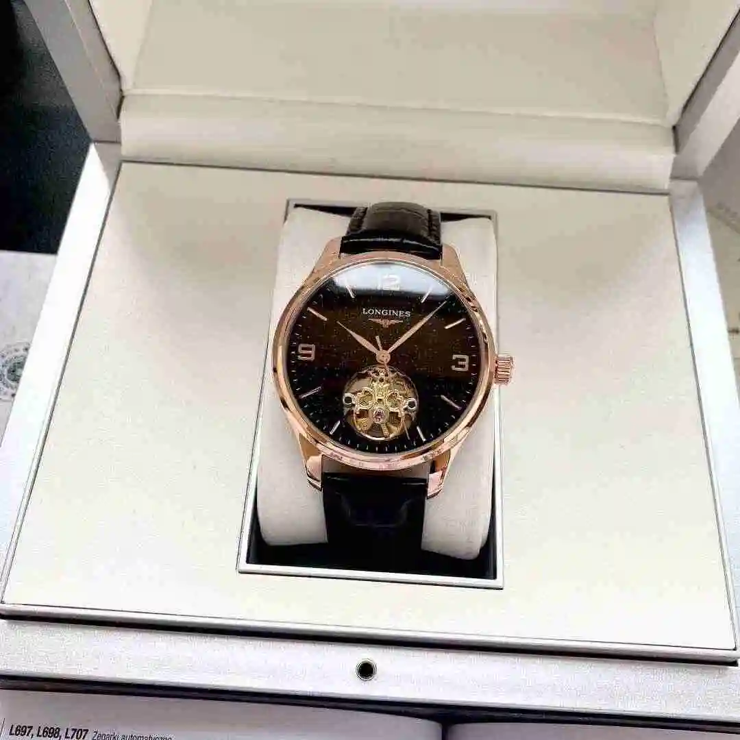 General Watches Longines Watch Men's Watch Paired with Original Fully Automatic Mechanical Movement Top Grade 316 Precision Steel Case with Mineral Super Strong Mirror Diameter 42mm KK05250 1 view 4