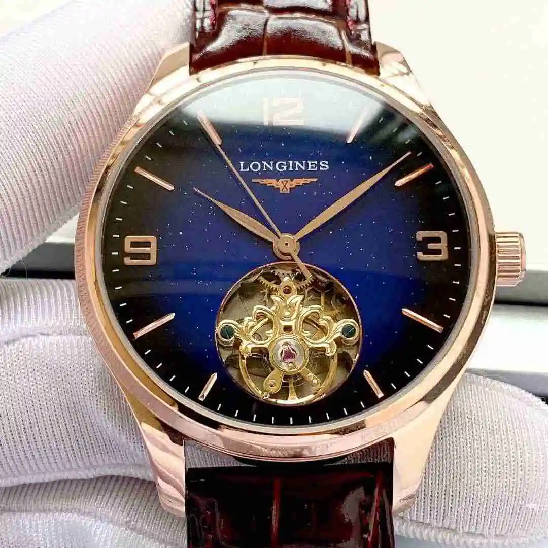 General Watches Longines Watch Men's Watch Paired with Original Fully Automatic Mechanical Movement Top Grade 316 Precision Steel Case with Mineral Super Strong Mirror Diameter 42mm KK05250 1 view 7
