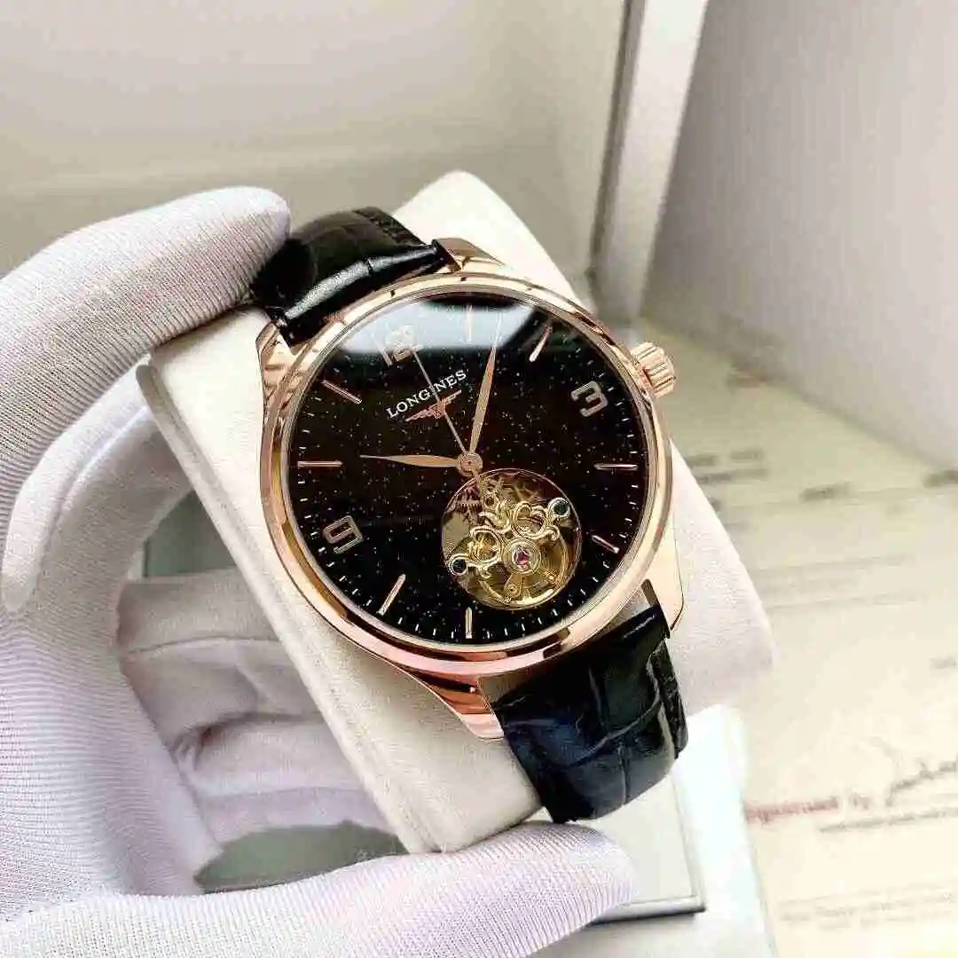 General Watches Longines Watch Men's Watch Paired with Original Fully Automatic Mechanical Movement Top Grade 316 Precision Steel Case with Mineral Super Strong Mirror Diameter 42mm KK05250 1 view 8