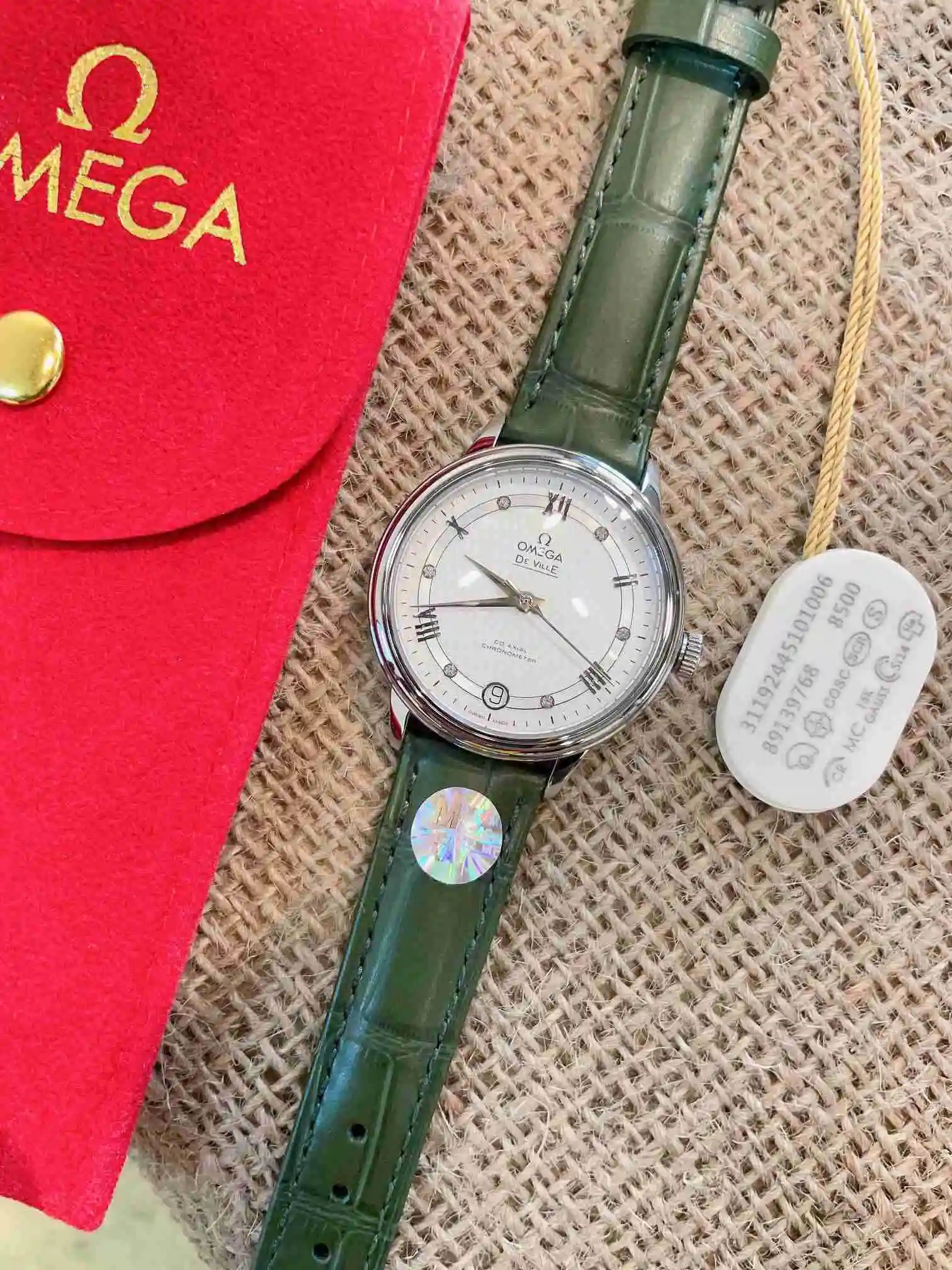 General Watches Omega Watch Women's Watch Paired with Original Fully Automatic Mechanical Movement Top Grade 316 Precision Steel Case with Mineral Super Strong Mirror Diameter 33cm KK04850 view 6