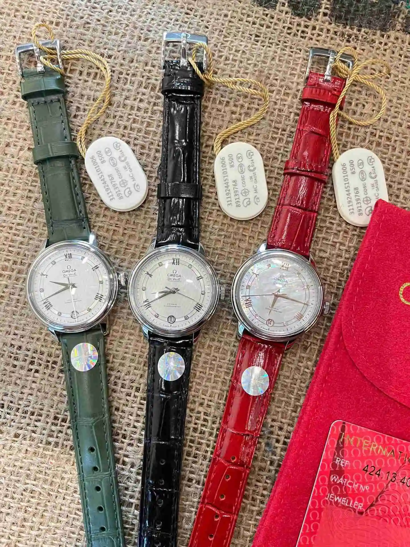General Watches Omega Watch Women's Watch Paired with Original Fully Automatic Mechanical Movement Top Grade 316 Precision Steel Case with Mineral Super Strong Mirror Diameter 33cm KK04850 view 9