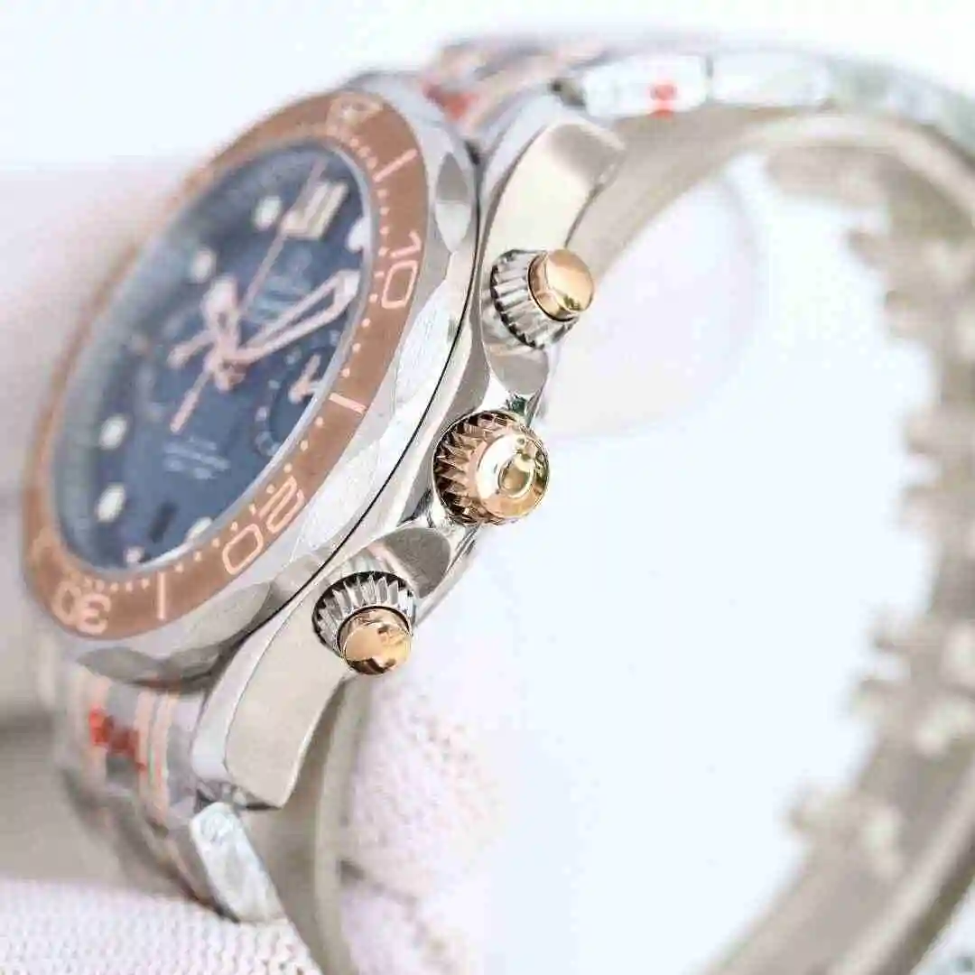 General Watches Omega Watch Men's Watch Paired with Original Fully Automatic Mechanical Movement Top Grade 316 Precision Steel Case with Mineral Super Strong Mirror Diameter 44mm kk view 4